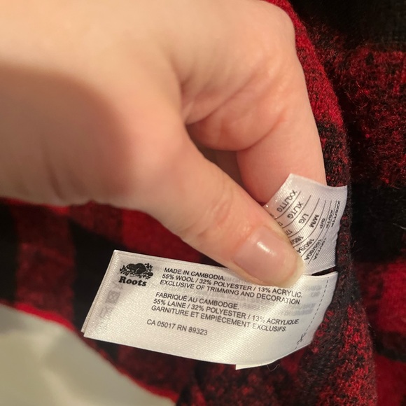 Roots wool blend jacket size medium - Picture 3 of 3